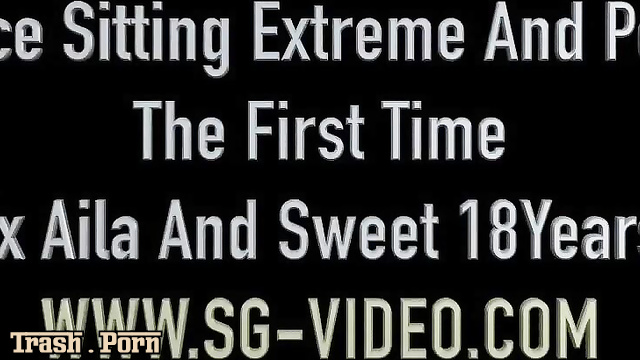 The First Time By Top Dominatrix Aila and Sweet 18 Years Old Slave Liana