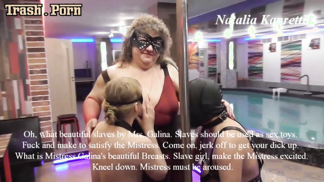Natalia Kapretti - Preparing slaves for scat party