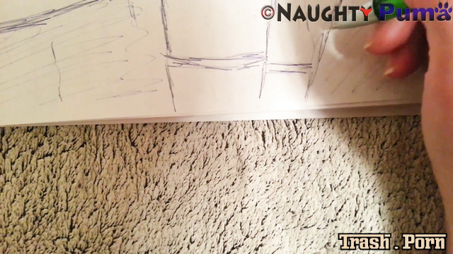 NaughtyPuma – Drawing Panty Poop