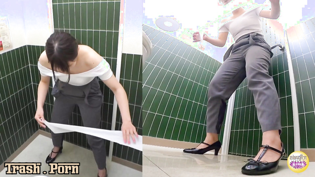 SL-597 ネイルサロンでおしっこをする女性 Women Peeing in a Nail Salon Part 3