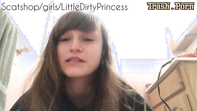 LittleDirtyPrincess - Watch my asshole stretch wide for these 3 hard poops