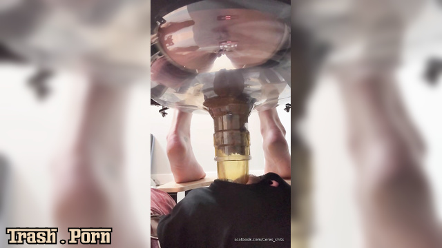 Shit went straight down his throat through the tube, Goddess Ceres