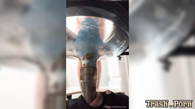 A stream of shit through a pipe straight into his mouth, Goddess Ceres