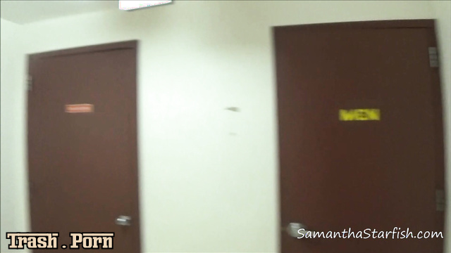 Special #260 BBW girl shitting in public toilet