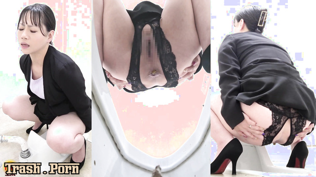 Evo EE-786 Office Hidden camera  隠撮 穴開き卑猥下着OLのセクシーうんこ Part 9
