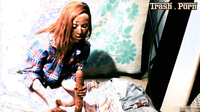 Woman shitting on dildo and masturbated cunt filthy dildo