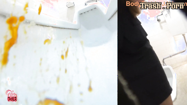 BFFF-222 Toilet Big Turd Closeup トイレの大群のクローズアップ