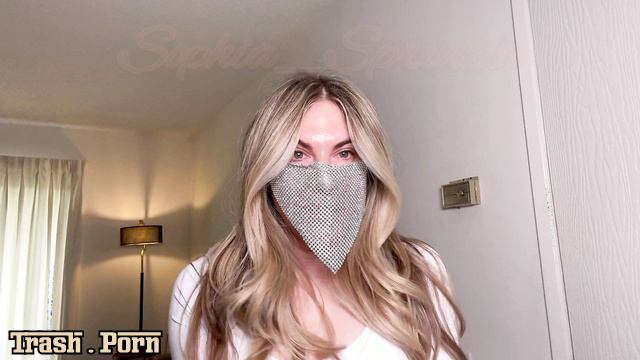 Personal trainer jumped on sports ball with shitty shorts, Sophia Sprinkle