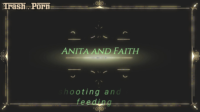 Photo shoot and shitty kaviar feeding - Faith & Anita