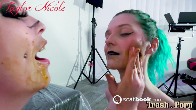 Sexy lesbians with colored hair playing with shit / Taylor Nicole
