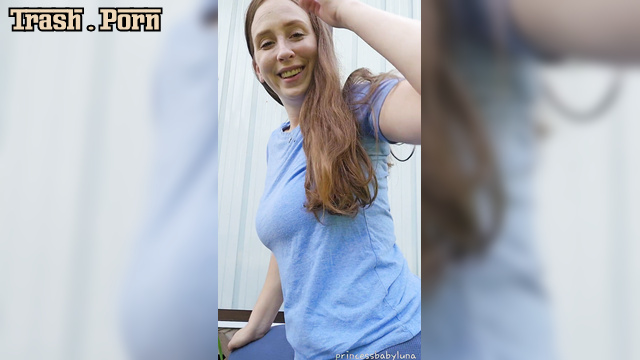ScatBook - Messing and Swallowing Dirty Scat Outdoors Session with PrincessBabyLuna