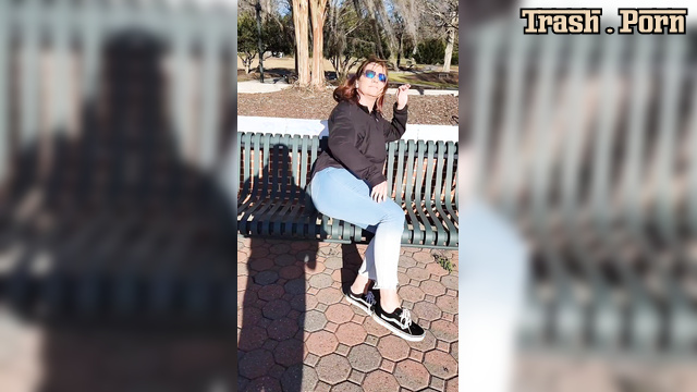 ScatBook - Redhead model Lexipoo shits right in her blue jeans on the street
