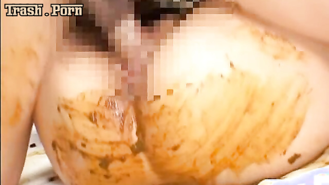 ScatShop - Dirty Japanese slut eats shit and drinks piss with Fetidistrojp