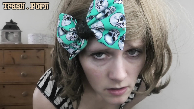 ScatShop - Sydney Harwin pees solo on camera in sexy panties