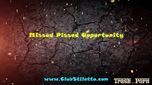 Goddess Luna pissed on the floor and ordered the slave to lick it off