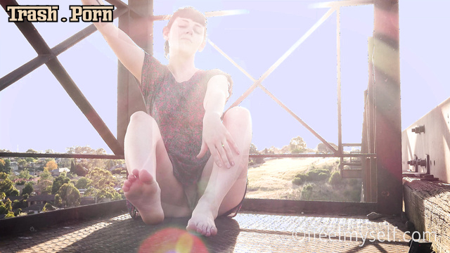 She says that the practice of urination will help her to become enlightened