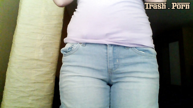 She showed how easily she can stain her panties - SexyScatForYou