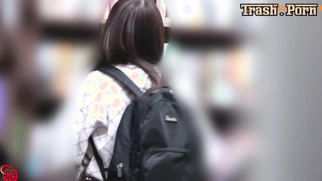Hot close up solo scenes with cute pooping schoolgirl