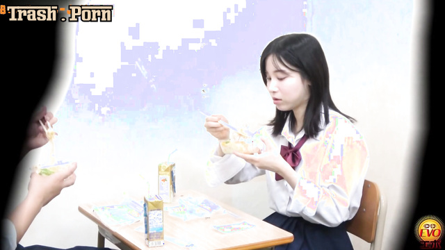 Asian schoolgirls pooping in each other's presence