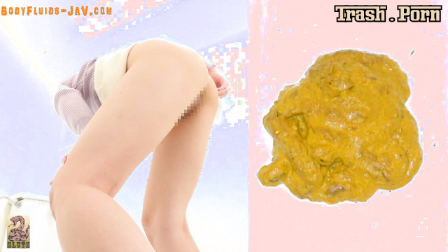 One of the pooping asian women showed up hemorrhoids