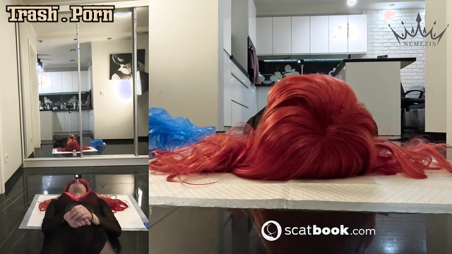 Look at her cool bacstage - Nemezis Queen is getting ready to shit on him