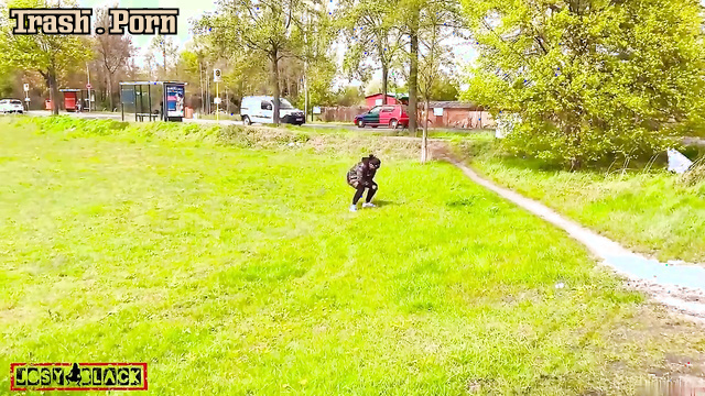 This ebony loves being watched while she pees, Josy Black