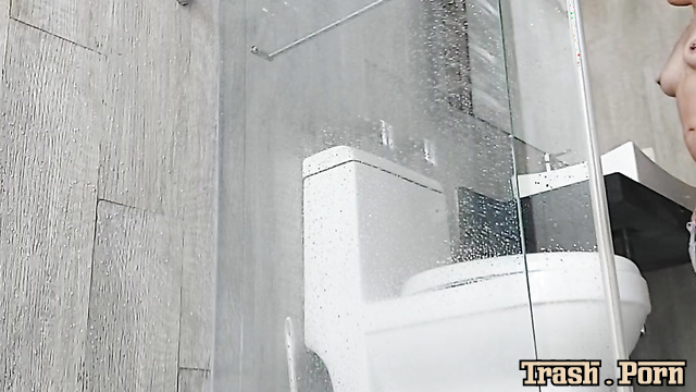 Sarathonson went crazy and got caught on camera pooping in the bathroom