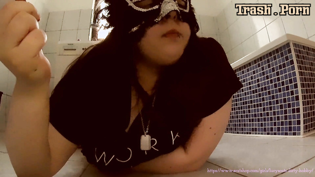 Toilet sex scenes with eating shit LucyScat, look now