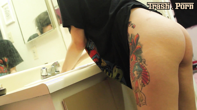 For some reason Bratty Bella peed not in the toilet but in the bathtub