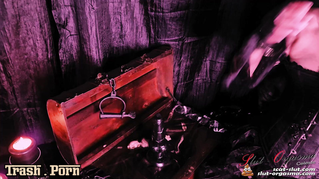 Gothic shitty play with shit eating, look / SlutOrgasma