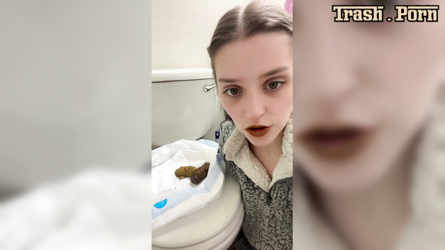 Maria Angel used her shit as a lipstick (it suits her)