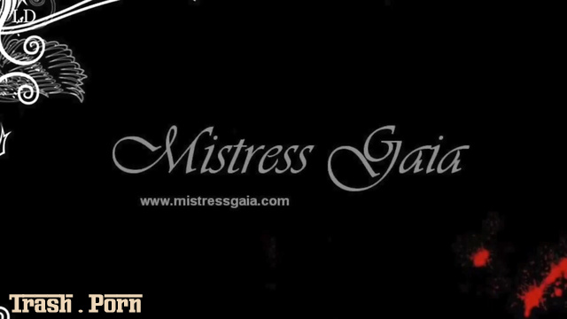 Slave licking her dress heels / Mistress Gaia had fun