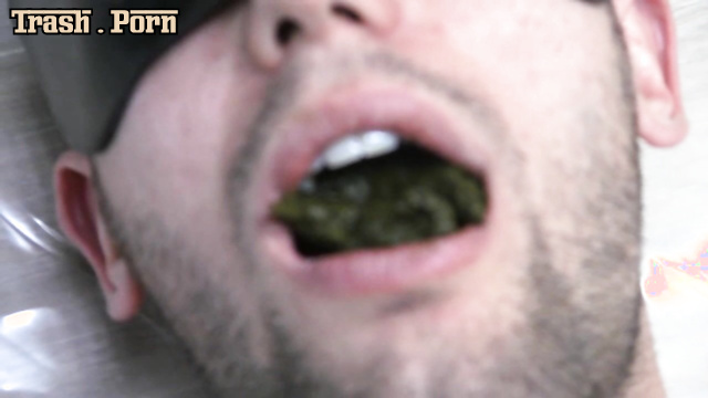 Mistress Gaia took a shit in his mouth and then covered it with duct tape