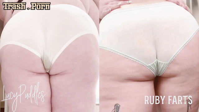 She's trying to draw a heart on her ass with shit, LucyPuddles
