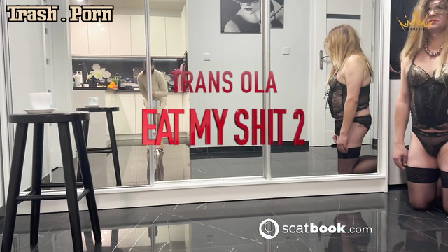Slave first licked her toes and then ate shit, Nemezis Queen